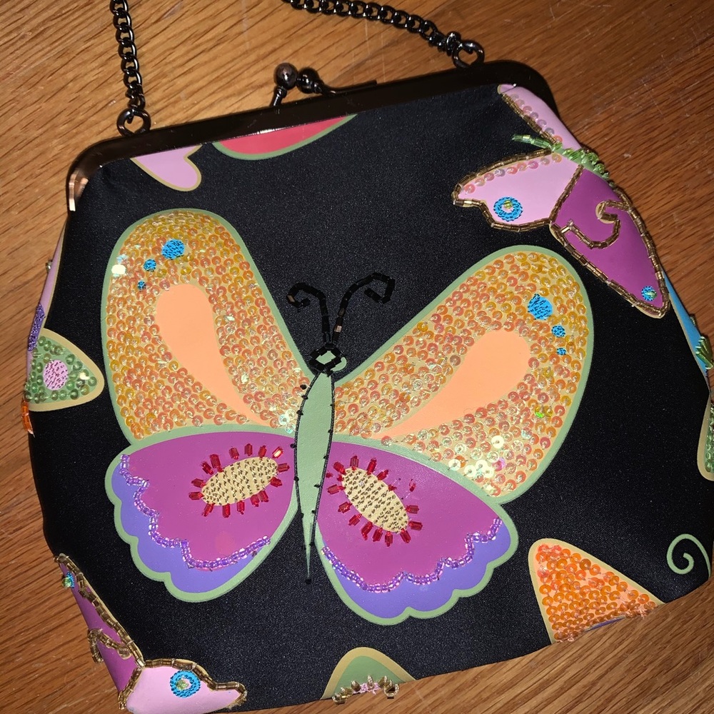 butterfly chain purse